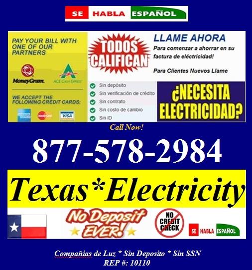 No Deposit Prepaid Electricity Companies in Tyler > 8775782984 Tyler TX 75702 8775782984